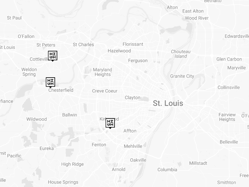 Dispensary locations in St. Louis