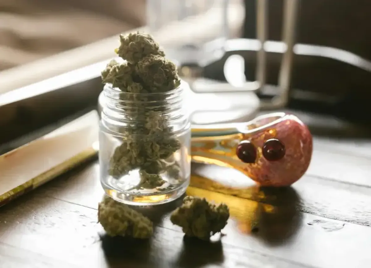 Pot on the desk in your house